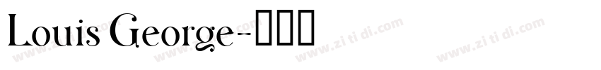 Louis George字体转换